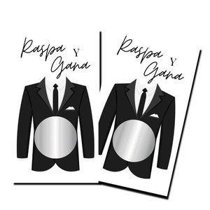 Bachelorette Party - Raspa Y Gana - 50 Scratch Off Cards - Wedding Shower
